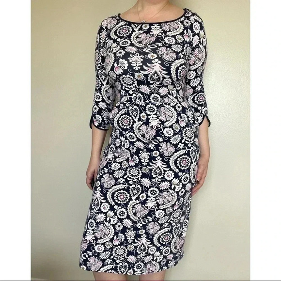 Boden Blue Floral Dress - Picture 2 of 6